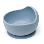 Prémium szilikon baba étkészlet tálkával és kanállal – 300 ml, pasztell kék – Dodoli – 1